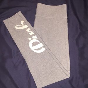 VS PINK gray legging